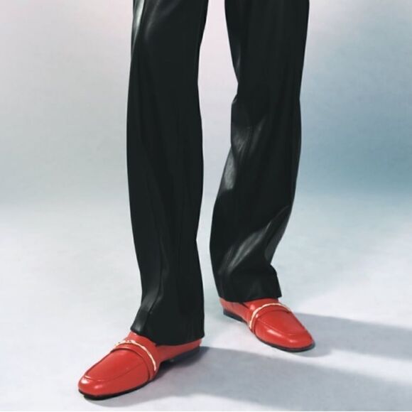 NWT Zara Leather Loafers  - Picture 3 of 11